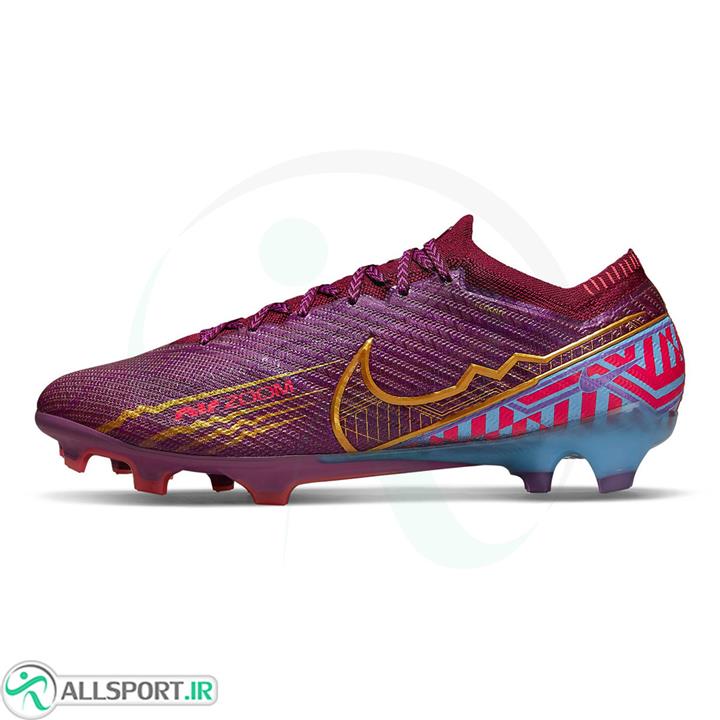 کفش فوتبال نایک مرکوریال طرح اصلی Nike Zoom Mercurial Vapor 15 Elite FG Purple Blue